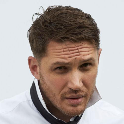 Top 30 Best Tom Hardy Hairtyles & Haircuts 2020 The Messy Top Short Sides Hairstyle