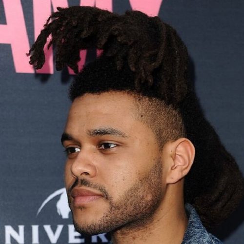 Top 30 The Weeknd Hairstyles & Haircuts Long Top And Back Long Low Bun