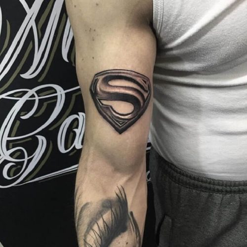Top 35 Best Superman Tattoo Designs For Men In 2020 Awesome Superman Ideas Body Superman Tattoo
