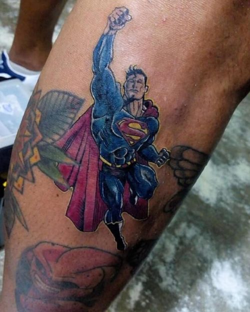 Top 35 Best Superman Tattoo Designs For Men In 2020 Awesome Superman Ideas Superman Flying Tattoo