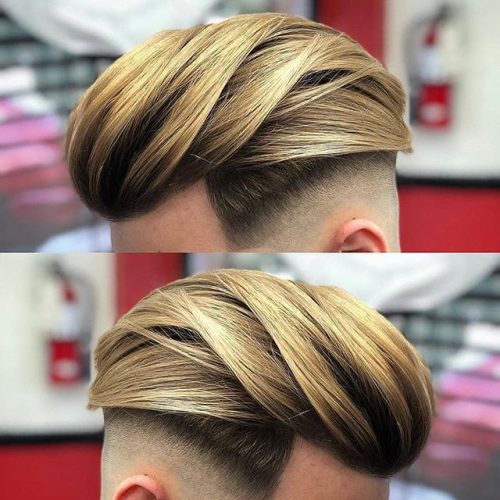 20 Men's Tousled Hairstyles 2020 Messy Swept Back Hairstyle
