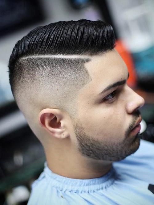 25 Best Line Up Haircuts Men's Hairstyles Hard Part Line Up