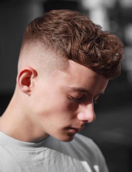 25 Best Line Up Haircuts Men's Hairstyles Wavy Top With Taper Fade