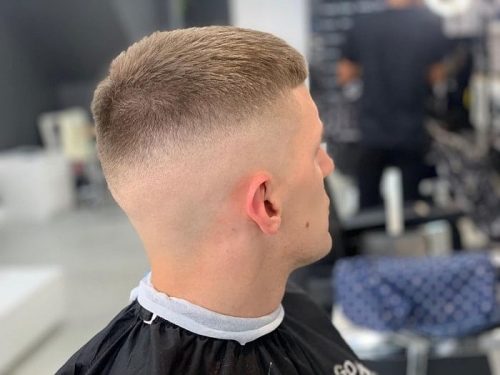 25 Butch Cut Hairstyles For Men Burr Cut With Temp Fade