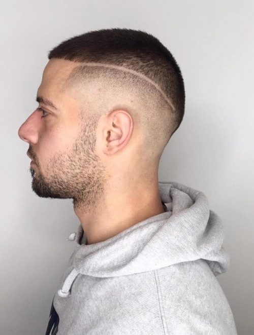 25 Butch Cut Hairstyles For Men Tapered Crew Cut