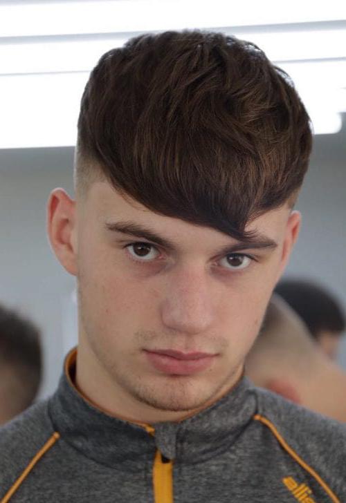 30 Best Men's Angular Fringe Haircuts 2020 Angular Fringe Hairstyles For Men Angle Fringe And Low Fade