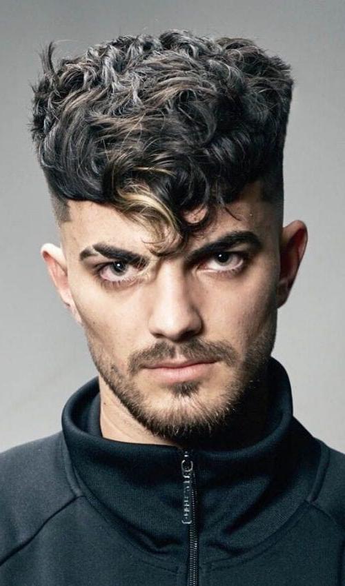 30 Best Men's Angular Fringe Haircuts 2020 Angular Fringe Hairstyles For Men Curly Fringe With High Volume Crop