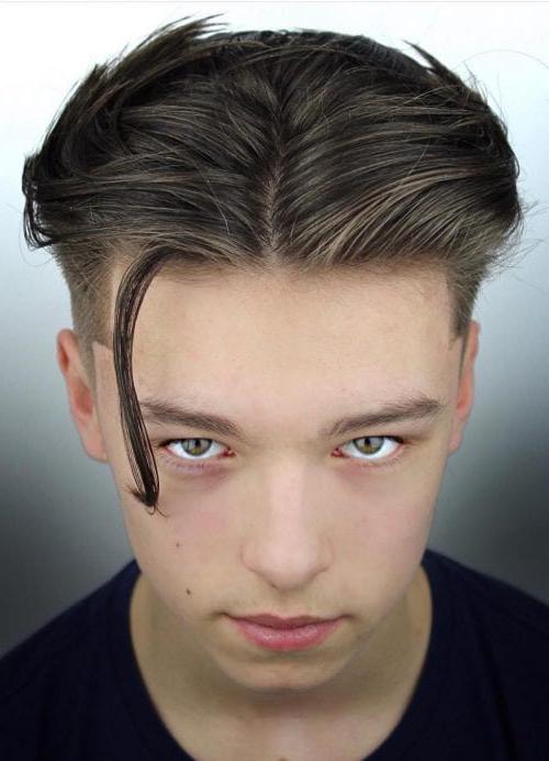 30 Best Men's Angular Fringe Haircuts 2020 Angular Fringe Hairstyles For Men Mid Part With Angular Strand