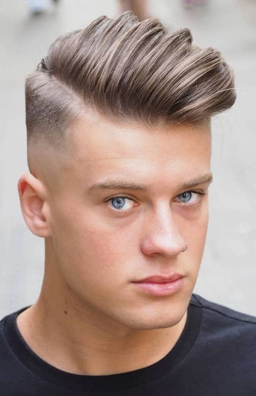 30 Best Men's Side Swept Undercut Hairstyles Side Brushed Finger Combed Hair With Undercut Taper Fade