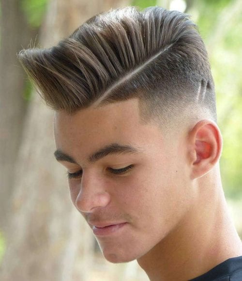 30 Best Men's Side Swept Undercut Hairstyles Hard Line Design With Undercut