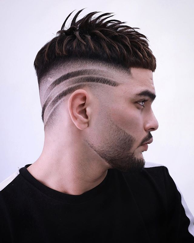 30 Cool Neckline Hair Designs, Men’s 2020 Hairstyles Trends 30