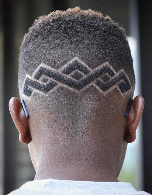 30 Cool Neckline Hair Designs, Men’s 2020 Hairstyles Trends Afro Weaved Neckline