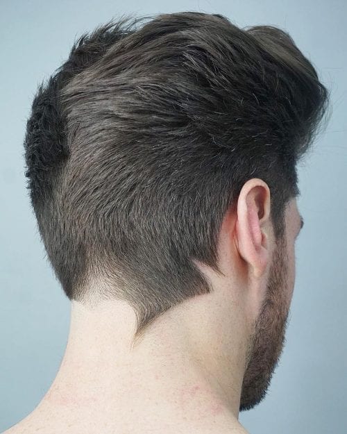 30 Cool Neckline Hair Designs, Men’s 2020 Hairstyles Trends Speared Neckline