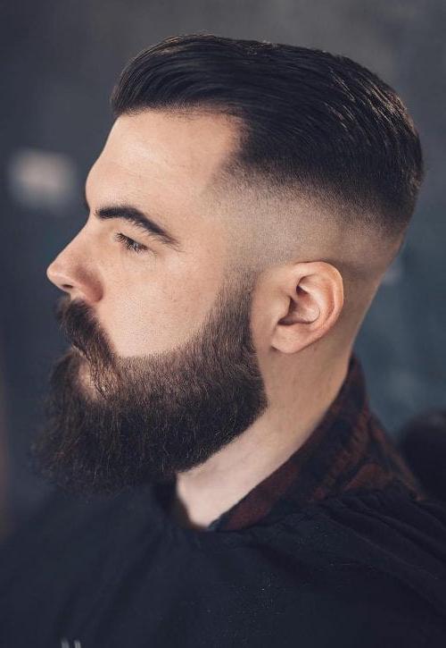 30 Men's Elegant Hairstyles 2020 Elegant Haircuts For Men Gentleman's Slicked Back With Taper And Beard
