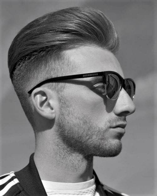 40 Best Men's Hairstyles For Thin Hair And Receding Hairlines Thin Haired Slicked Back Pompadour Undercut