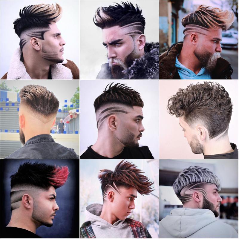 40+ Best Neckline Hair Designs, Men's 2020 Hairstyles Trends Neckline Haircut