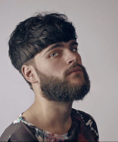 Bowl Haircut With Beard