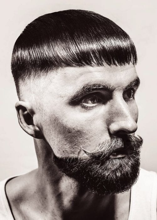 Bowl Haircuts For Men Straight Cut With Undercut
