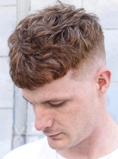 Crop Top Fade Haircut For Summer 2020 Men's Hairstyle Wavy Crop Top With Undercut Fade