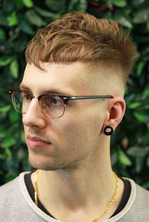 Cropped Bang With Skin Fade 30 Best Men's Angular Fringe Haircuts 2020 Angular Fringe Hairstyles For Men
