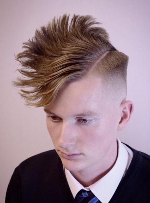 Flowy Side Part With Faded Undercut 25 Edgy Hairstyles For Guys Best Men's Edgy Haircuts 2020