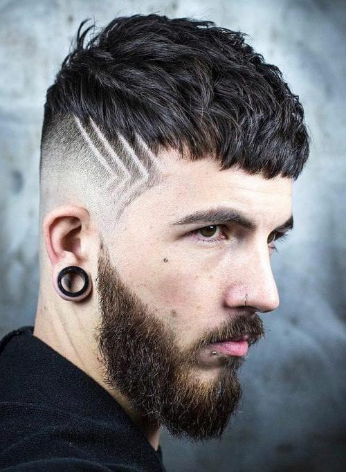 French Crop High Fade With Beard Crop Top Fade Haircut For Summer 2020 Men's Hairstyle