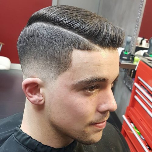 Latest Gentlemen Hairstyles 2020 Gentleman Haircut Side Part Short Pomp