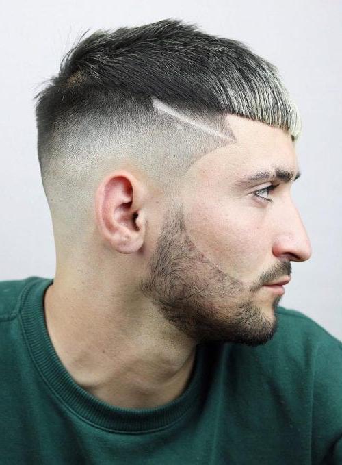 Line Up With Dyed Front Crop Top Fade Haircut For Summer 2020 Men's Hairstyle