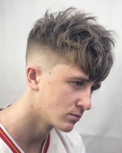 Textured Bangs With Undercut Men's Tousled Hairstyles 2020