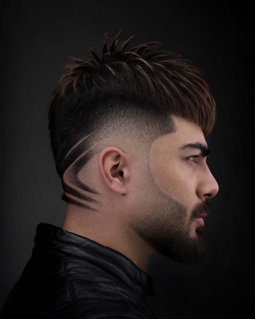 Textured Crop Cut With Neckline 30 Cool Neckline Hair Designs, Men’s 2020 Hairstyles Trends