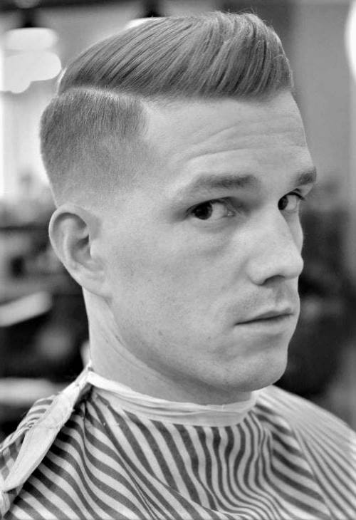 Thin Textured Side Part Receding Hair And Tapered Fade Thin Hair Hard Part