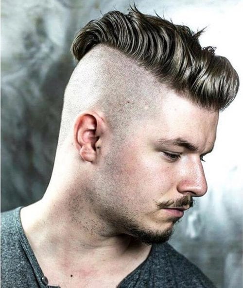 Shaved Side And Back Long On Top 30 Best Men's Side Swept Undercut Hairstyles