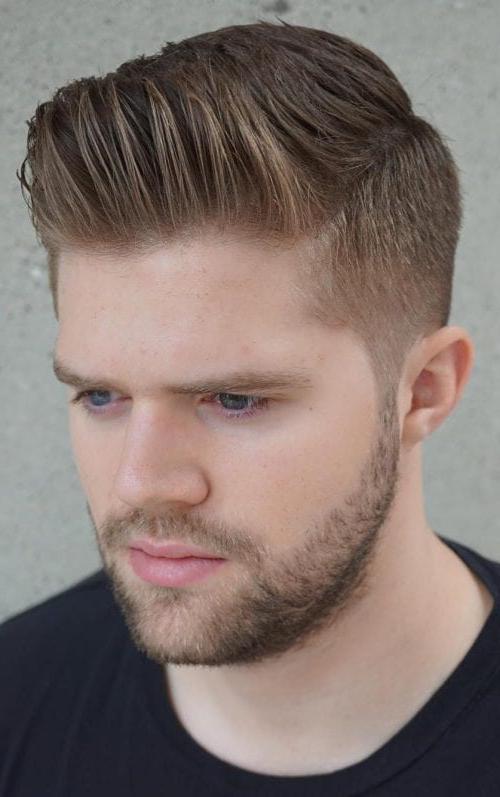 Textured Pompadour For Men With Thinner Or Finer Hair