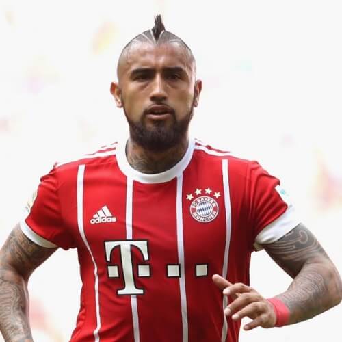 40+ Best Football Players Haircuts Soccer Hairstyles For Guys Arturo Vidal Soccer Player Haircuts