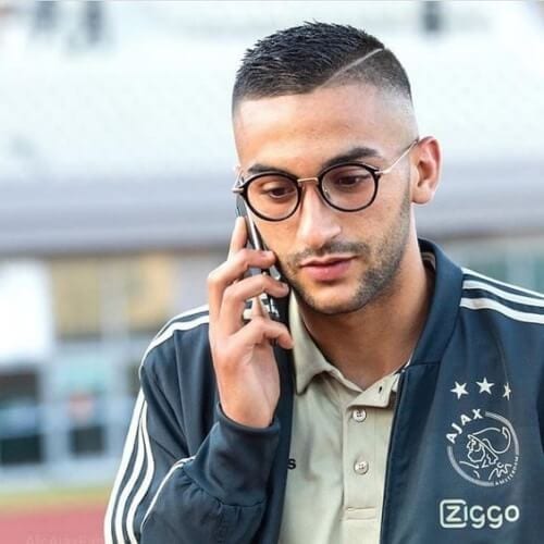 40+ Best Football Players Haircuts Soccer Hairstyles For Guys Hakim Ziyech Hairstyle