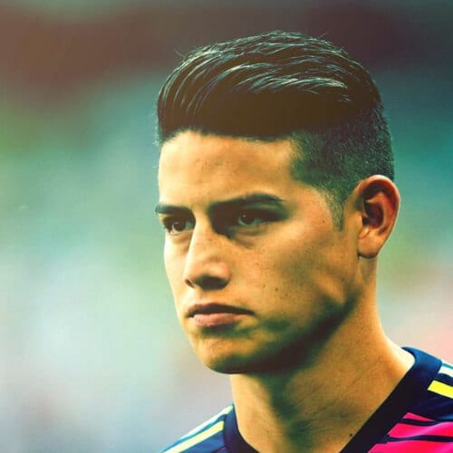 40+ Best Football Players Haircuts Soccer Hairstyles For Guys James Rodriguez Disconnected Haircut