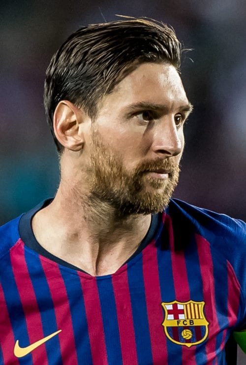 40+ Best Football Players Haircuts Soccer Hairstyles For Guys Lionel Messi's Slicked Back Hairstyle