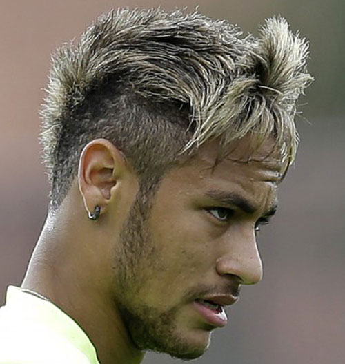 40+ Best Football Players Haircuts Soccer Hairstyles For Guys Neymar + Faux Hawk Fade