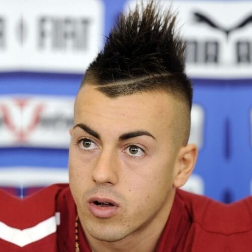 40+ Best Football Players Haircuts Soccer Hairstyles For Guys Stephan El Shaarawy Hairstyle