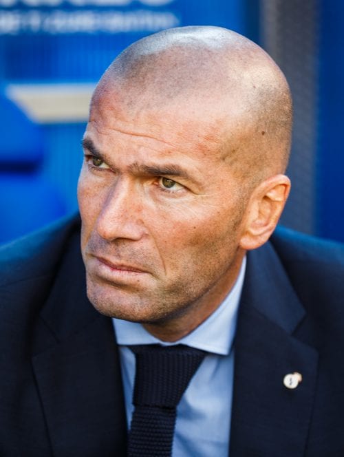 40+ Best Football Players Haircuts Soccer Hairstyles For Guys Zinedine Zidane's Badass Clean Shave