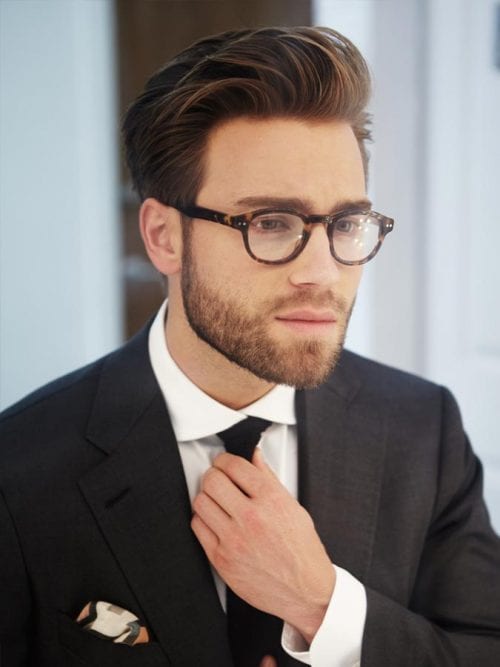 50+ Best Haircuts For Men With Glasses Businessman Haircut Style