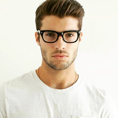 50+ Best Haircuts For Men With Glasses Combover Haircut For Men