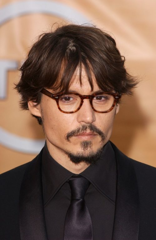 50+ Best Haircuts For Men With Glasses Parted Fringe Hairstyle