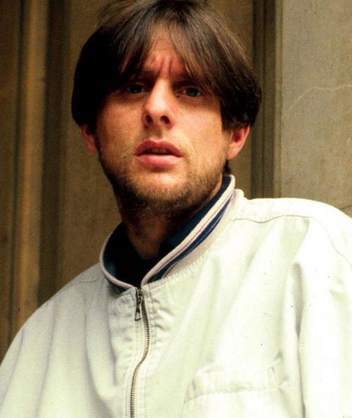 90’s Curtain Hairstyle Haircut For Men Shaun Ryder Bowl With A Strong Centre Parting