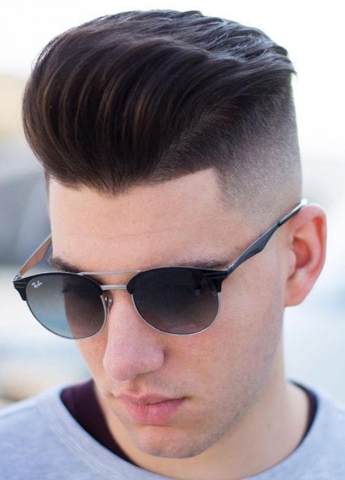 Line Up Disconnected Undercut Quiff With Glasses 50+ Best Haircuts For Men With Glasses