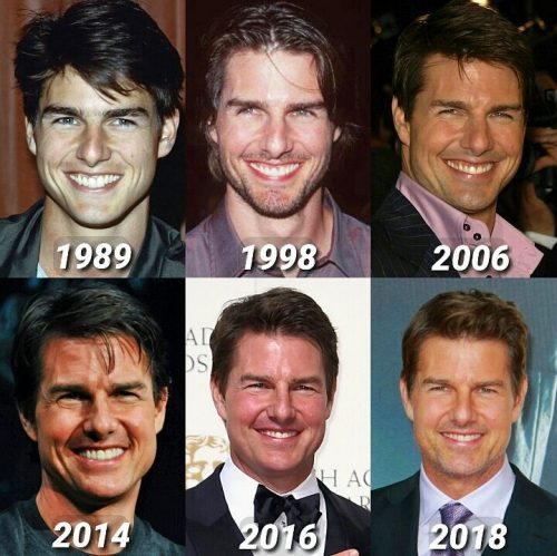 Tom Cruise Hairstyle From 1989 To 2020