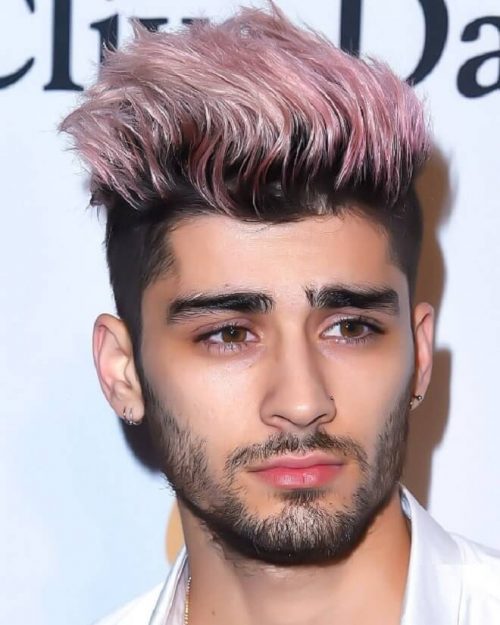 Top 35 Amazing Zayn Malik Hairstyles Haircuts 2020 Zayn Malik Pink Colour Hairstyle