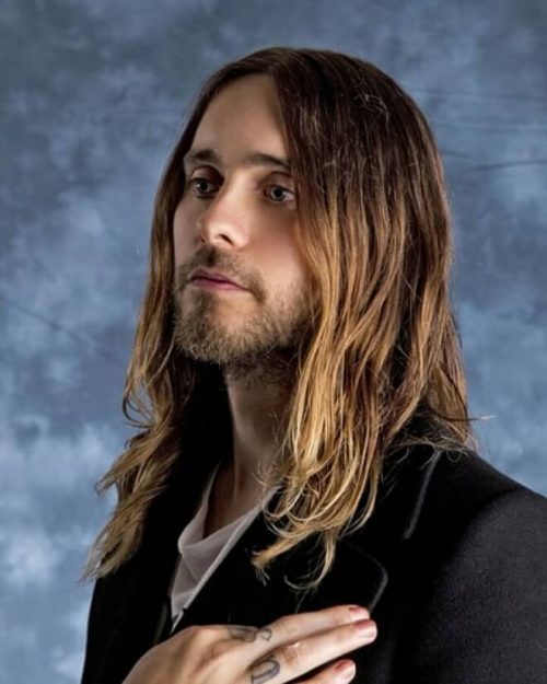 Jared Leto Hairstyles Dark Brown To Blonde Ombre
