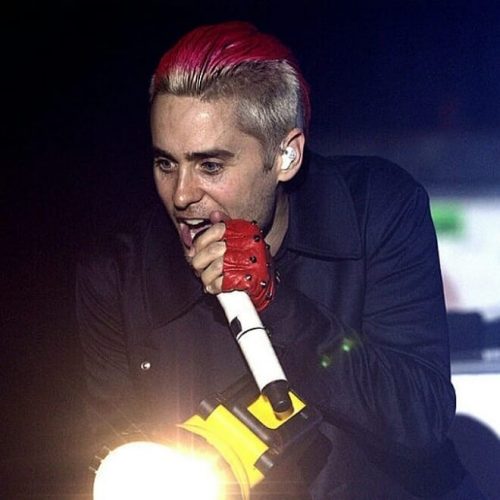 Jared Leto Hairstyles Undercut Style With Pink Hair