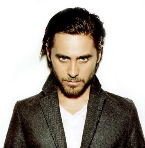 Jared Leto Mid Length Slicked Back Style